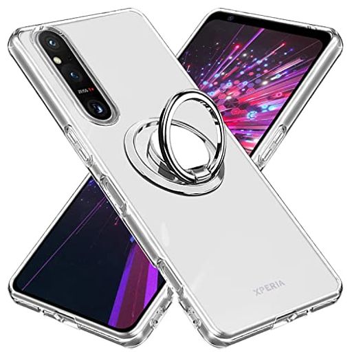 XPERIA 1 V P[X NA Ot TPU GNXyA1V SOG10 SO-51D Jo[ p ϖh~ ϏՌ ^ ԍڃz_[Ή ~ h~