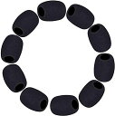 ZOYUBS全長30mmヘッドセットピンマイクインカムカバーミニ風防マイク風防マイクスポンジ内径8mmマイクスポンジ防風カバー高密度マイクスポンジ厚スポンジマイ...