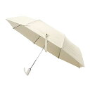 アイモハuvカット日傘折りたたみ晴雨兼用傘レディースメンズコンパクト晴雨兼用UVカット8本骨コンパクトジャンプ傘自動開閉折りたたみ傘(ベージュ)FREE