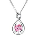 AGVANA トルマリン ネックレス レディース 10月 誕生石 しずくモチーフ プラチナメッキ シルバー925 クリスマス ホワイトデー 誕生日 母の日 プレ...