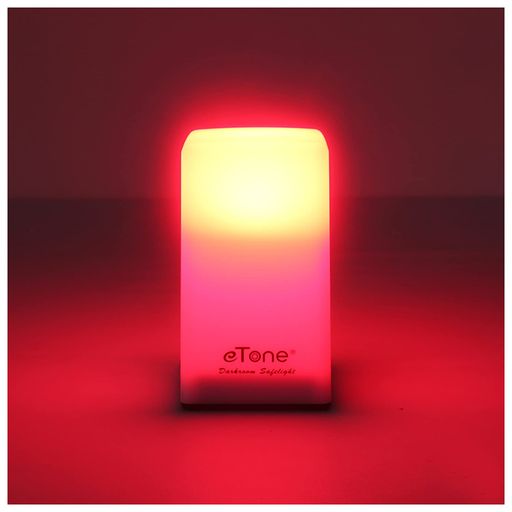 eTone Darkroomポータブルセーフライトランプ635nm波長、USBケーブル付き白黒フィルムおよび白黒印刷用紙の処理に適しています