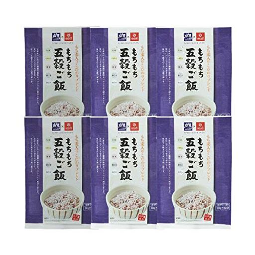 はくばく 大戸屋 もちもち五穀ごはん 180G(30G×6)×6袋入 はくばく 大戸屋 もちもち五穀ごはん 180G(30G×6)×6袋入