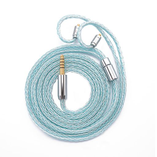 Yongse扬仕イヤホンリケーブルアップグレードケーブル16芯6N単結晶銅銀メッキ+200D高科繊維MMCX0.78qdc2Pinhifiリケーブルノイズを低減します音質改善個性のあるパーツ独自にデザインした内部…