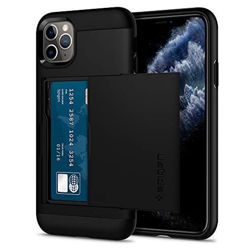 SPIGEN IPHONE 11 PRO MAX P[X 6.5C` Ή ČRMILKi擾 J[h [ ϏՌ wh~ h~ Ռ z XEA[}[ CS 075CS27139 (ubN)