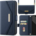 NODALAiPhone14Proケース手帳型アイフォン14プロスマホケース財布型ショルダーあいふぉん14Pro携帯ケース肩掛け斜めがけカバー手帳型小銭入れカード収納ロングストラップ長さ調節可能ミラー…