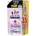 レノア 超消臭1WEEK 柔軟剤 SPORTSデオX リフレッシュエアリーフローラル 詰め替え 大容量 1390ML(約3.5倍) 1 袋