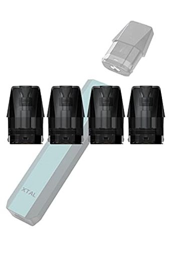 電子タバコ 交換用ポッド ZQ XTAL POD SYSTEM 1.8ML 4個セット ((1) 1.0Ω MESH COIL)