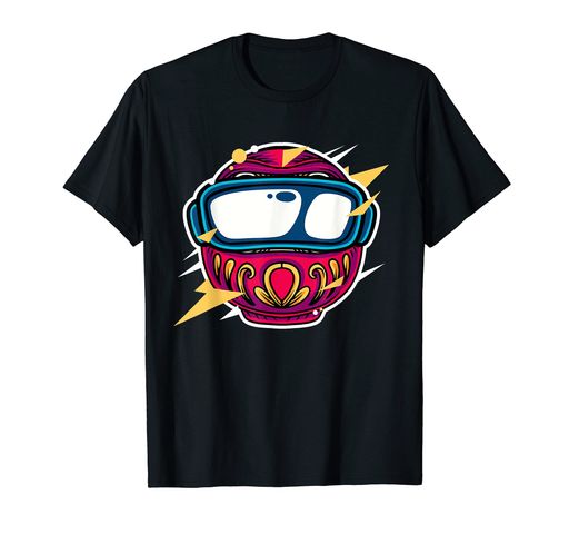 だるま人形菩提樹幸運バーチャルリアリティVRゲーマーTシャツ だるま人形菩提樹幸運バーチャルリアリティVRゲーマーTシャツ