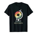VINYLGLOBERECORDPLAYERVINTAGETURNTABLEMUSICTシャツ