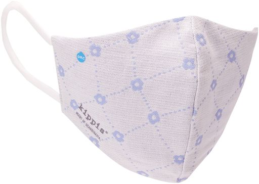 [キッピス]ガーゼマスクク-ルマスク30709806キッズブルー横約14.5cmx11.5cm