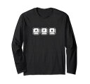 AFKキーボードキー面白いゲーマーユーモア長袖Tシャツ