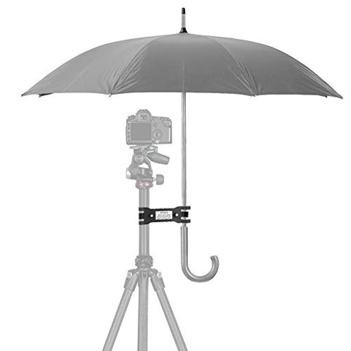カメラ三脚傘ホルダー クランプ 撮影用傘立て クリップブラケット スタンドクランプ 写真アクセサリー 屋外カメラ用 頑丈 耐久性 ポータブル 安定固定 写真愛好家のため (三脚と傘は含まれていません)