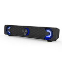 PCスピーカー SMALODY ゲーミングスピーカー USB電源 LEDライト付き コンピューター/ラップトップ/ゲーム機などに対応 PS4.などゲーム用...(2)