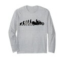 トライク大人のトライクモータートライク三輪車トライクバイクトライカー長袖Tシャツ