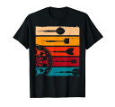 レトロダーツボードダーツチームダーツ。Tシャツ