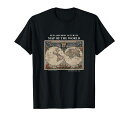 世界の新しくて最も正確な地図JoanBlaeu1673Tシャツ