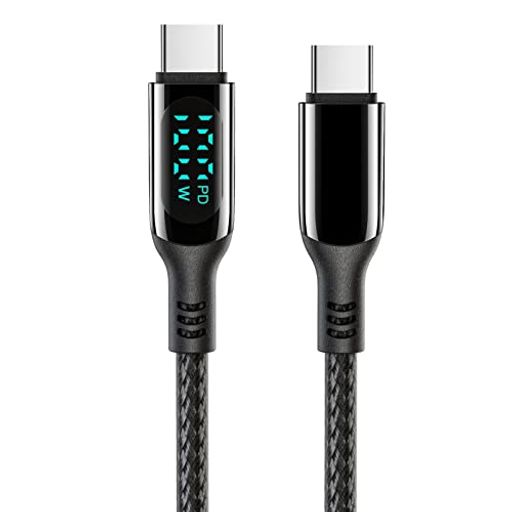 MINSLIS DC01 USB TYPE C P[u 100W/5A PDΉ TYPE-C TO TYPE-C }[d o̓XN[\ iC҂ ^CvC [dP[u IPHONE 15/15 PRO/15 PLUS/15 PRO