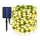 【新型大玉ビーズ】CSHARE ソーラー LED ストリングライト ソーラー充電式 LED イルミネーションライト 200LED 20M IP65防水 8点灯モ...