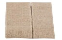 ITIsparkle麻布クラフト黄麻布リボン幅75mmx2.75M&100mmx2.75M手芸服飾ラッピングちょう結びリボン結婚式飾り