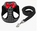 リード ハーネス 2点セット 猫 Tシャツ 犬服 胴輪 ペット用品 小型 中型 犬 猫 洋服 キャットウェア ドッグウェア S