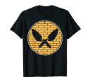 煉瓦工コンクリートこてセメントメイソンTシャツ