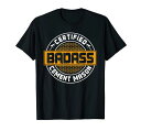 セメントメイソン認定コンクリートこて煉瓦工Tシャツ