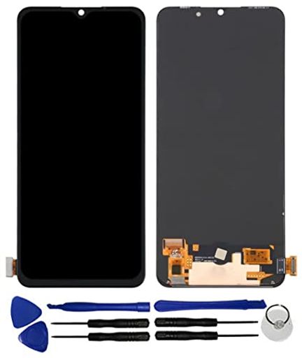 OYOG OPPO A73 4G (2020) 6.44” CPH2099 (NO FINGERPRINT 指紋認証なし) LCD 画面修理交換用 タッチパネル 液晶パネル ガラス スクリーン修理パーツ デジタイザ 修理工具セット付き(黒)