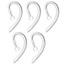 VSURING イヤーフック 360度回転 5個入 5.0MM シリコン製 ユニバーサル ブルートゥースヘッドセット用 BLUETOOTH イヤホン 対応 イヤ...