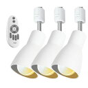 ダクトレール用スポットライトE26口金ダクトレールライト照明器具消費電力6W(60W相当)調光調色リモコン付き2.4GHz無線式遠隔操作天井照明角度調節可能昼光色昼白色電球色天井リビング廊…