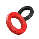 HaerknCbl12AWG/3.3Sqシリコンワイヤー2x3M(ブラック3M+赤3M)フックアップワイヤーキット電線ケーブルフレキシブル柔らかいシリコンワイヤー2色/セット車、バデリー、ランプ、家電、DIYなど適応
