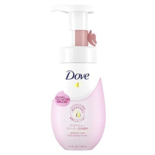 Dove(ダヴ)クリアリニュークリーミー泡洗顔料角質・くすみ本体150ml