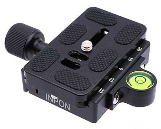 INPON60mmクイックリリースクランプ+70mmクイックリリースプレートセットアルカスイス互換三脚/ボールヘッド/雲台などに対応