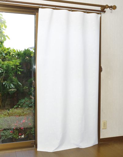 レースカーテン帝人『エコリエ』外から見えにくい目隠し透けないミラーレース遮光断熱UVカットホワイト180丈サイズ(幅W90x縦178cm)2枚セット