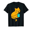 猫ゲーマーとPCゲーミングマウスTシャツ