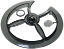 フォグリア(FOGLIA)チェーンリングカバー46Tー48T用自転車黒