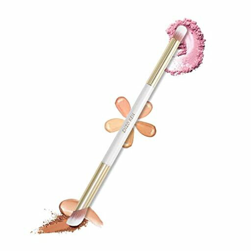 鼻輪郭と斜のアイシャドーブラシ-ENZOKEN、小さな目の下コンシーラーブラシ、双頭両端化粧ブラシ、目の隈、目のむくみ、リキッドファンデーション、BBクリーム、...