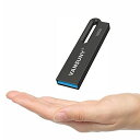 VANSUNY USBメモリ 128GB USB3.2(GEN1)/3.1(GEN 1)/3.0/2.0 充実サポート 高速 金属製 防水 USBメモリー128ギガ 大容量 WINDOWS PCに対応(黒)