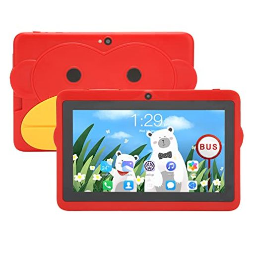キッズ タブレット ギフト 7 インチ タブレット 男の子 女の子向け 2GB RAM 32GB ROM ANDROID 11.0 幼児用タブレット BLUETOOTH WIFI GPS デュアル カメラ ANDROID タブレット PC(赤)