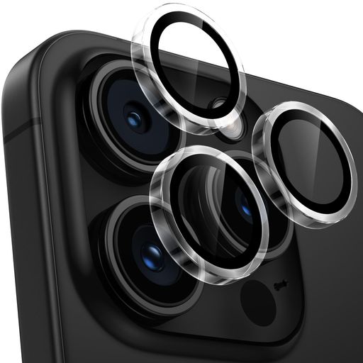 【4枚入り】レンズカバーIPHONE16PRO/16PROMAX用カメラ保護9H強化ガラスアルミ合金アイフォン16PRO/16PROMAXカメラフィルム耐衝撃露出オーバー防止黒縁取り超高透過率