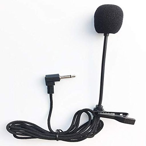 3.5mmラベリアモノラルマイクロホンフレキシブルチューブクリップ付きコンピューターPCラップトップ用
