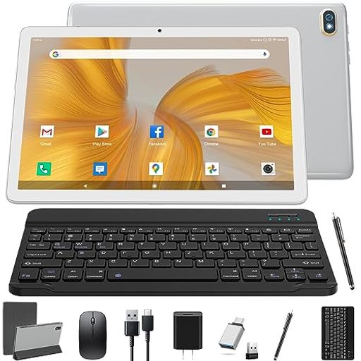 2023ANDROID タブレット 10.1インチWI-FIモデル 128GB ROM+1TB TF拡張大容量タブレット8コアCPU アンドロイド タブレット2.4G/5GWIFI PCモード 2 IN 1たぶれっと1280*800 IPS HD