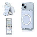 【スキミング防止】PROFEZZIONMAGSAFEスマホカードケーススマホスタンド【カード4枚カード入れ】MAGSAFE対応ウォレットマグセーフカードケースマグネットMAGSAFEケース&IPHONE16PRO(2)