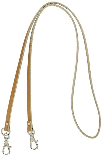 Rakuten - 日本紐釦貿易(NipponChuko)本革ネックストラップ90cmKT74-Y手芸用品バッグ材料ショルダーストラップ