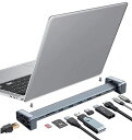 TEZILON9IN1USBCドッキングステーションノートパソコンスタンド型ハブPD100W急速充電/4KHDMIポート/1GBPSイーサネットLANポート/USB3.0ポート/カードスロット搭載(2)