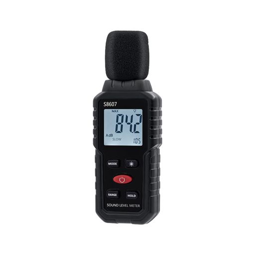 Mcbazel デジタル騒音計 小型 音量計測器 低周波音測定器 測定範囲30~130dB 周波数応答31.5Hz~8KHz 工場、作業場、学校、住宅地、オフィス 日本語取り扱い説明書付き-ブラック