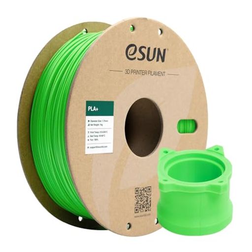 ESUN PLA PLUS 3Dプリンターフィラメント PLA+ 寸法精度+/-0.03MM、1.75MM径 3Dプリンター用 正味量1KG (2.2LBS) ス…