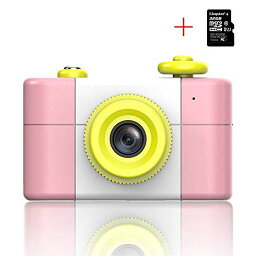 子供用カメラ、U-LIGHT子供用デジタルカメラ、32G SDカードHD1.5画面、日本語取扱説明書(ピンク)