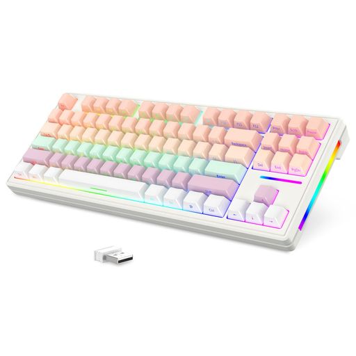 MAMBASNAKExATTACKSHARKM87メカニカルゲーミングキーボードコンパクト80%87キーPBT側刻スタイルキーキャップ3つ接続モードBluetooth5.0/2.4Ghz/Type-Cアンチゴーストカスタム白玉軸 MAMBASNAKExATTACKSHARKM87メカニカルゲーミングキーボードコンパクト80%87キーPBT側刻スタイルキーキャップ3つ接続モードBluetooth5.0/2.4Ghz/Type-Cアンチゴーストカスタム白玉軸