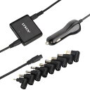 LVSUN汎用車載電源acアダプター車載充電器90W14-24VシガーソケットカーチャージャーノートPC用DC充電器ToshibaHpmouseSonyAsusDellFujitsuAcerGateway