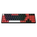 REDRAGONK628PRO75%3モードワイヤレスRGBゲーミングキーボード78ホットスワップ可能なコンパクトなメカニカルキーボードW/ホットスワップフリーMODPCBソケット専用の矢印キー&数字パッド赤いス…(2)